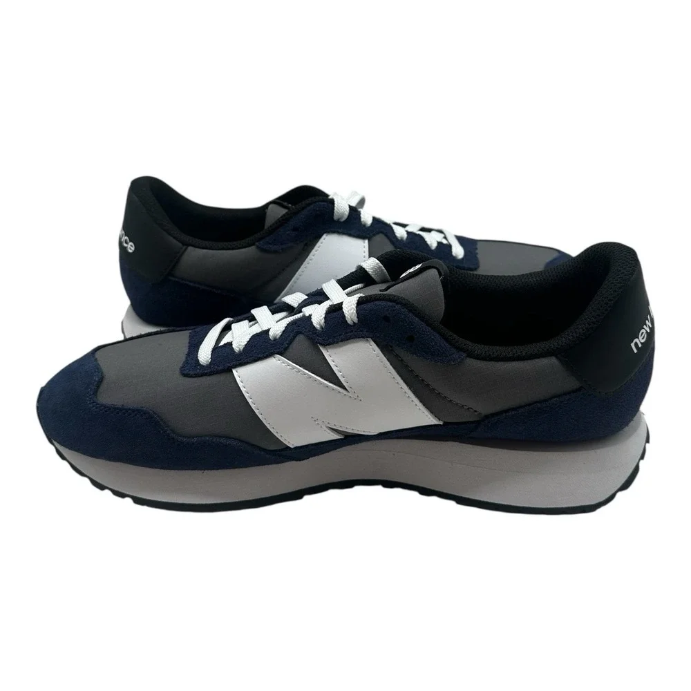 New Balance 237 Shoes Mens Sz 13‎ Navy Blue/Grey/White Low Top Sneakers MS237MCN